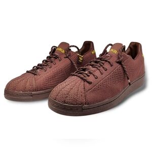 Adidas Pharrel Williams Superstar x Primeknit Brown Size 9 Men